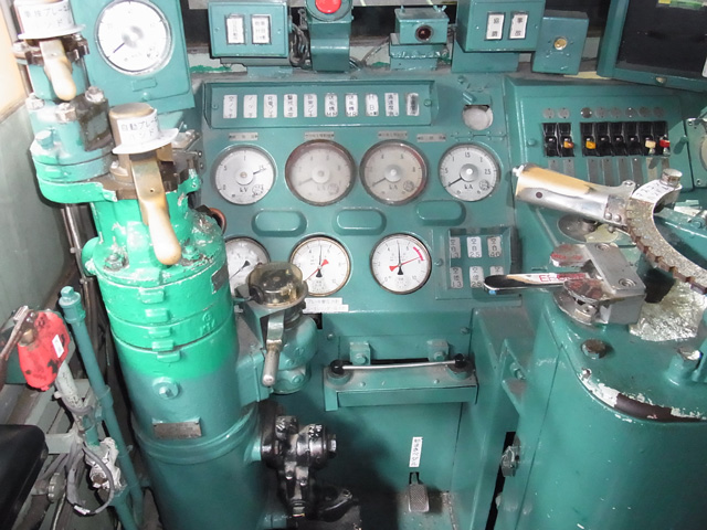 EF63形電気機関車のシミュレータ運転台