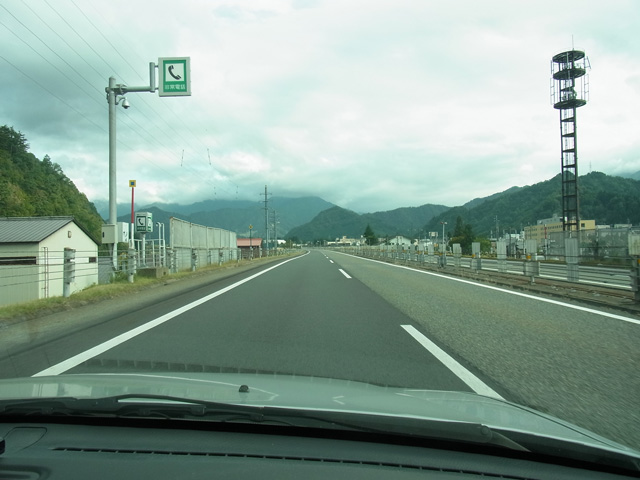 関越道にて帰還開始