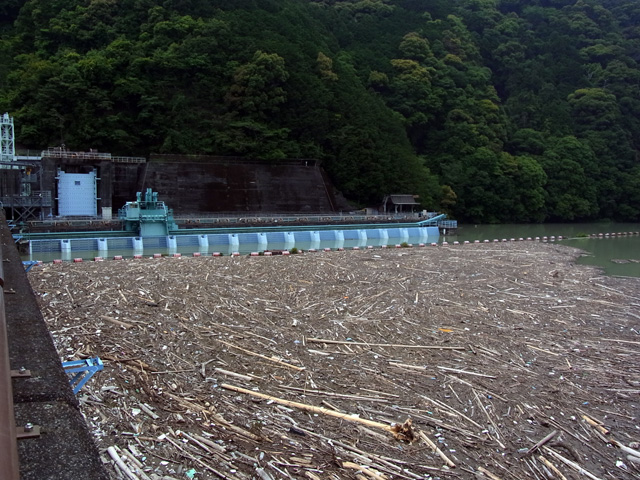 塗り替えられた取水口