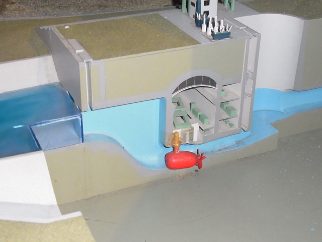 横型水車の様子