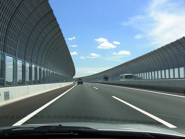 外環道の新規開通区間