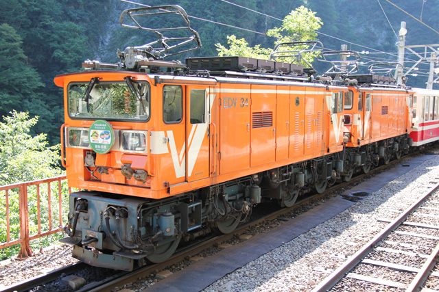 黒部峡谷鉄道EDV形電気機関車