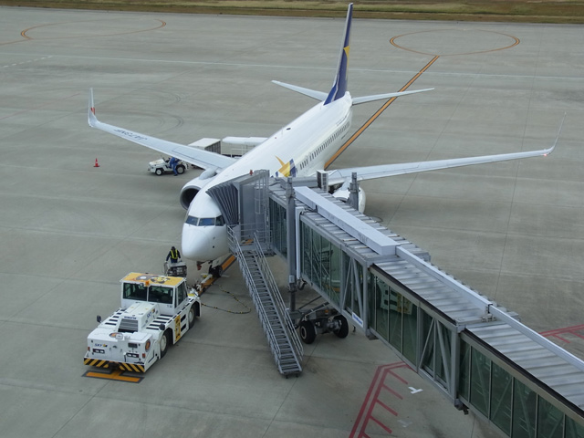 神戸空港で一休み