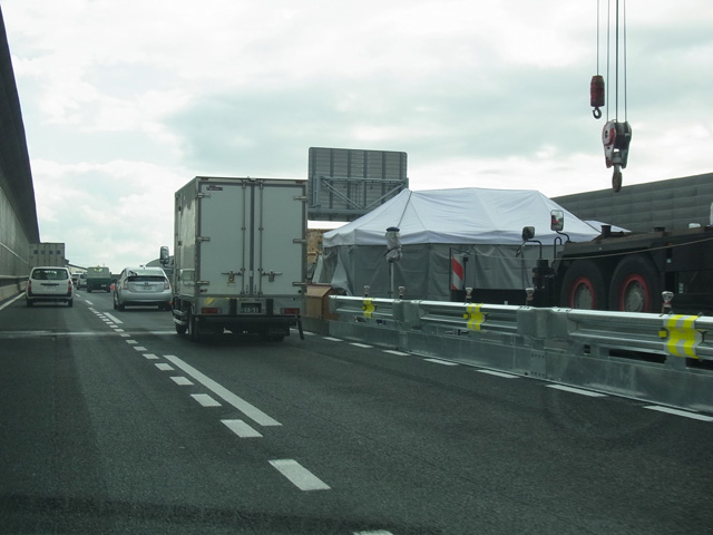 散々食らうことになる工事渋滞