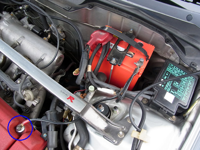 追加アース線は一本だけ