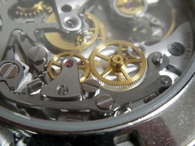 Cal.1863の5本スポークの歯車