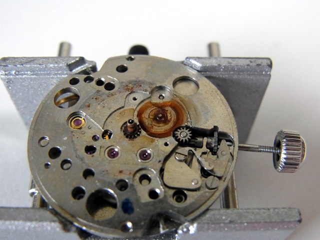 地板とツツ車にも錆