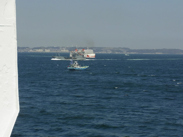 かなや丸とすれ違い