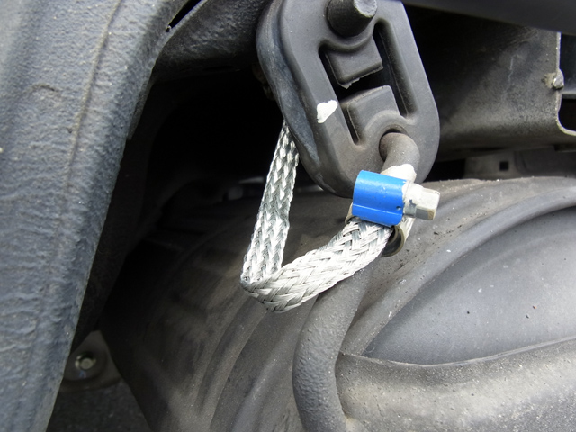 タイコ側マフラーアース固定方法