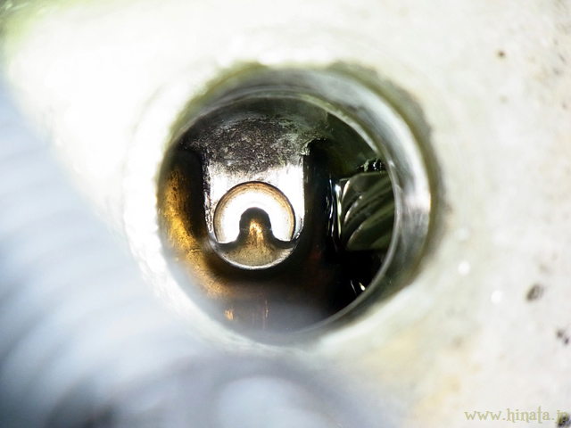 ミッション内部を覗くと