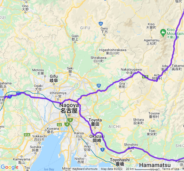 GPSロガーによるログ