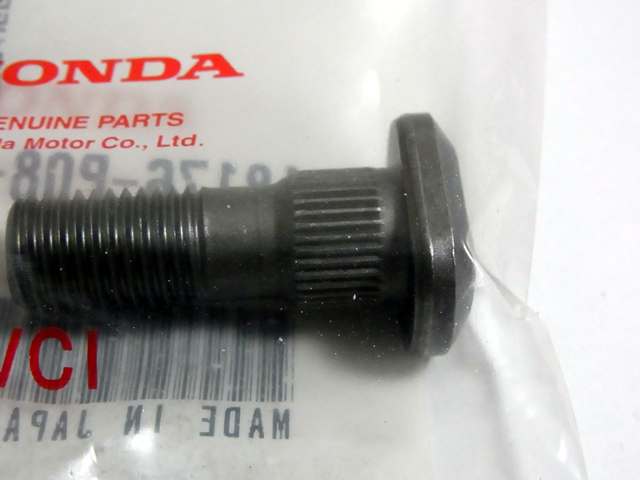 セレーション(スプライン)加工済みのボルト