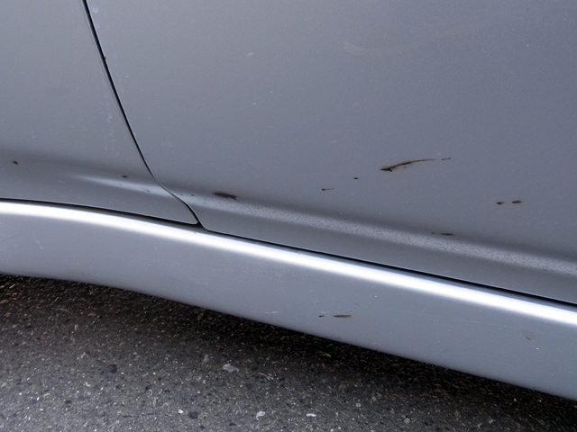 ボディ裾の汚れ