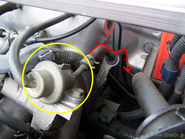 燃料リターン経路