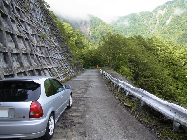 土砂崩れがあった場所