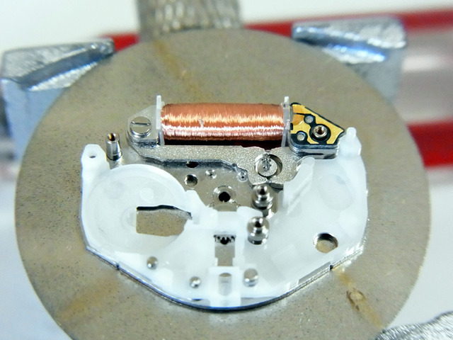 ステップモーター部