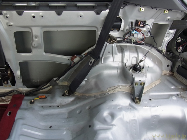 EK9のリアモノコック周辺