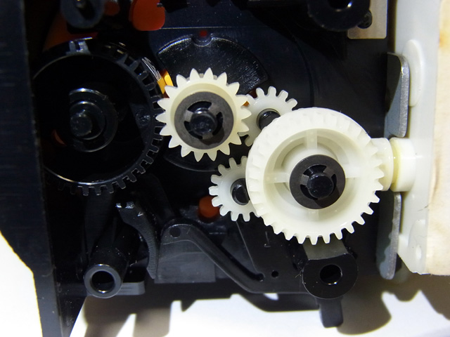 60Hzモードでの輪列