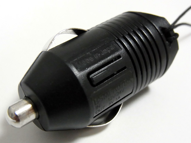 シガーソケットUSB変換アダプタ