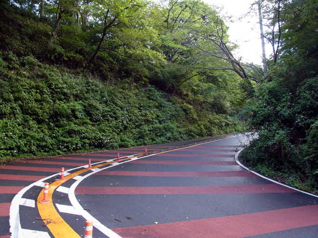 箱根旧道を駆け上がる