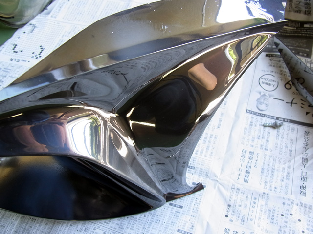 黒メッキ化されたインナー