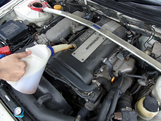 新オイル注入中