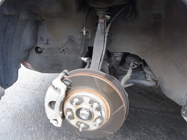 帰ってタイヤローテーション