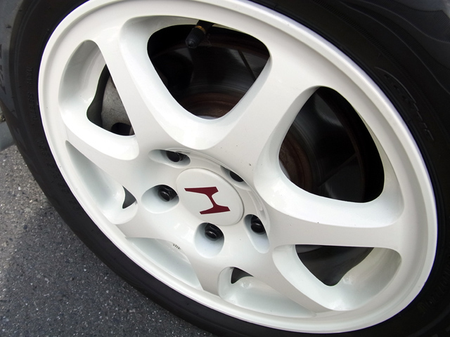 清掃後フロントホイール