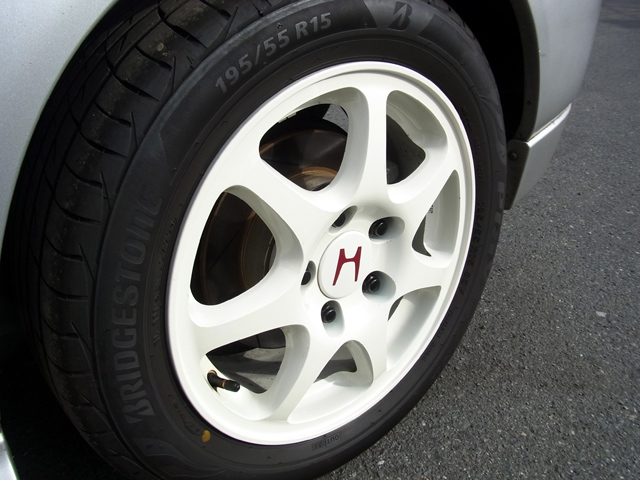 清掃後リアホイール