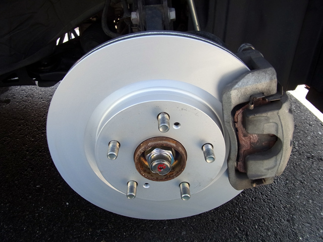 ブレーキローターリフレッシュ後