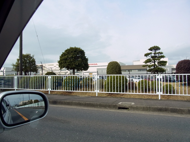 工場内はホンダ車だけ
