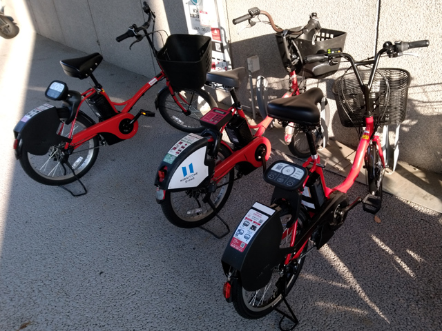 ドコモバイクシェア用の駐輪場