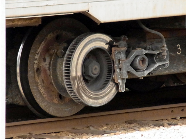 パイオニアIII台車の軸周り