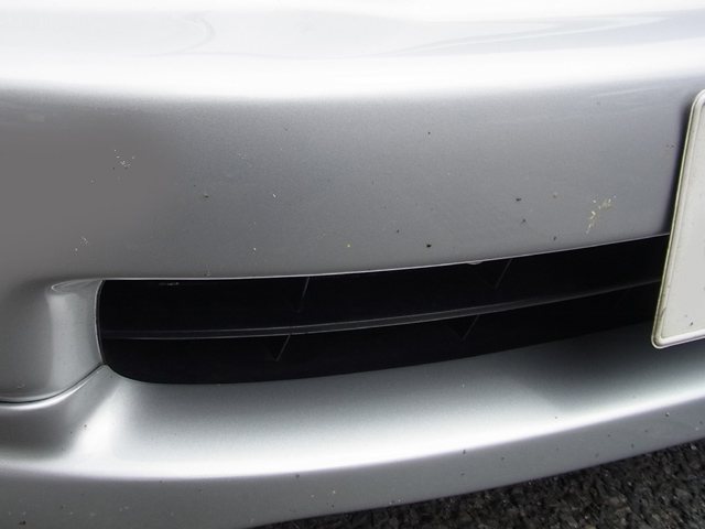 フロントバンパーに付着するの虫の死骸