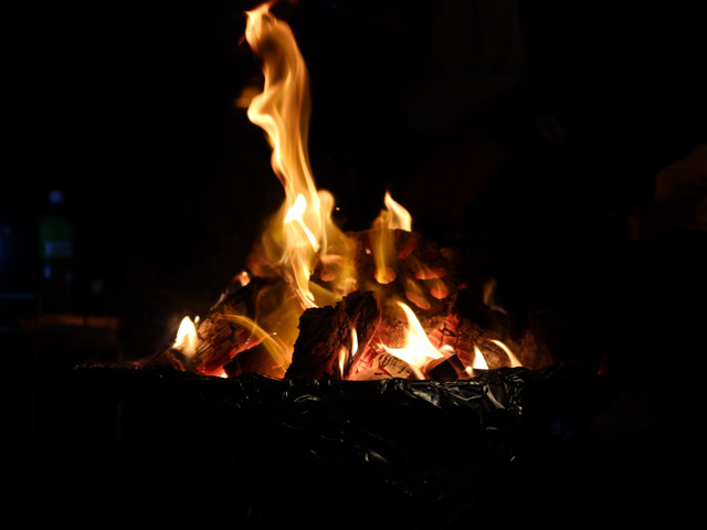 焚火
