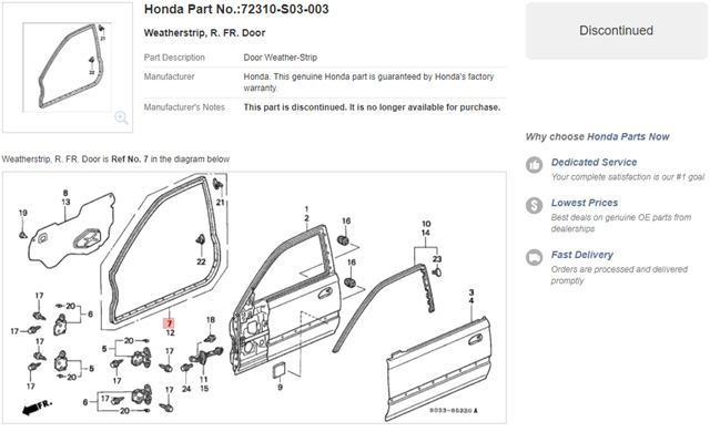 72310-S03-003 is discontinued.