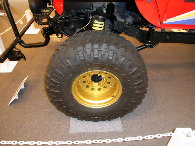 オフロード走行向けのタイヤ