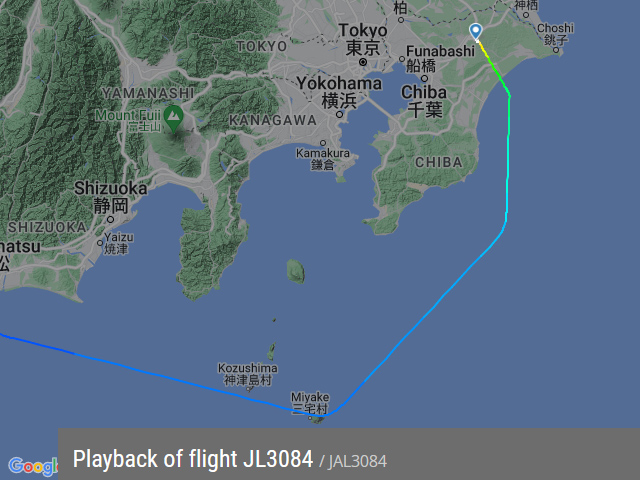成田空港への経路