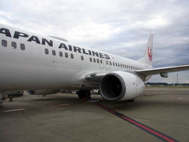 沖止めでのボーイング737