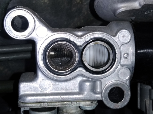 EACVの金網、汚損は殆ど無し