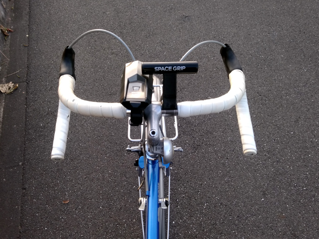 交差点で小休止中