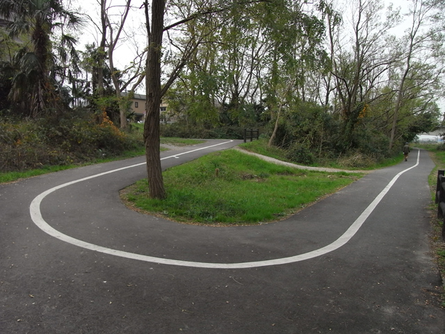 急カーブの最終セクション