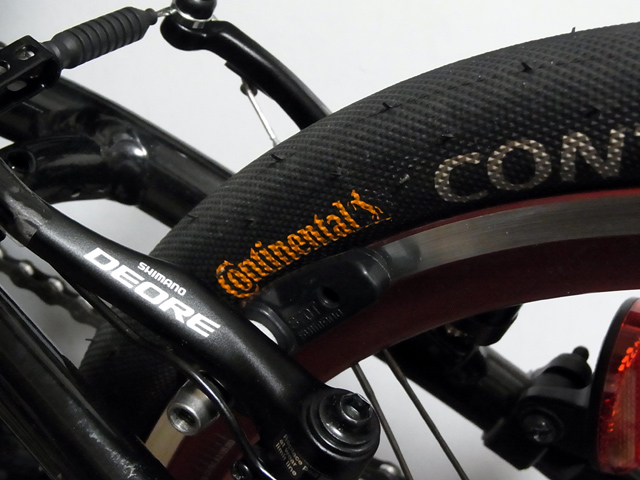 ブレーキはDEOREにチェンジ