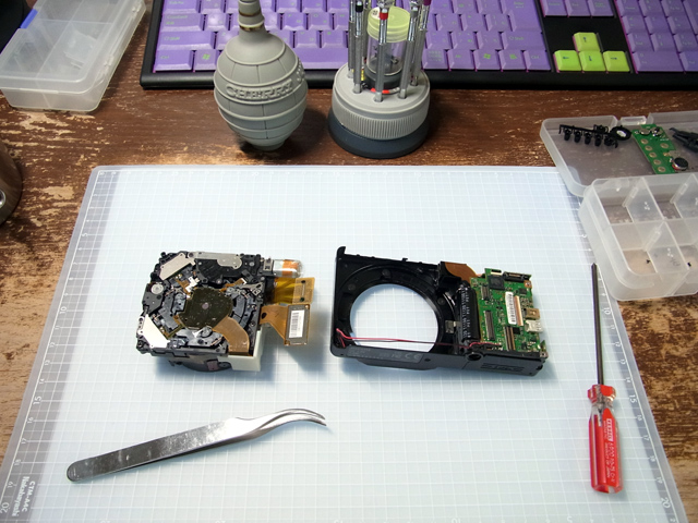 コンデジ修理の作業環境