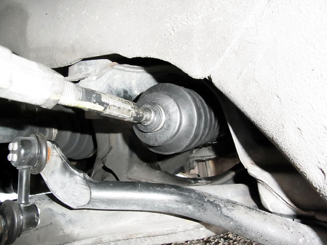 助手席側ステアリングラックブーツ