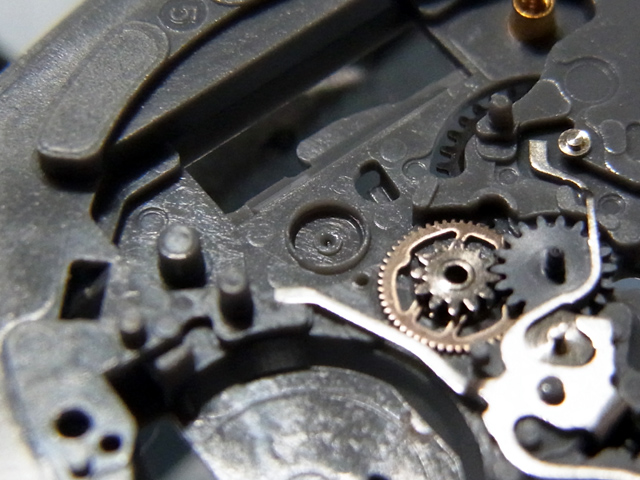 ローターの軸受け部分に異常あり