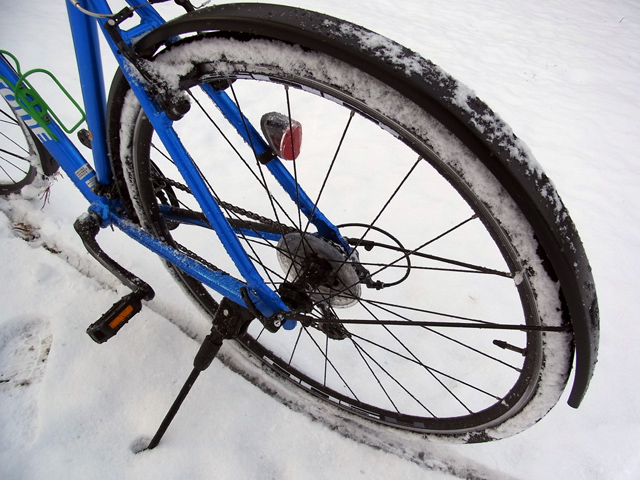 リアブレーキ周辺