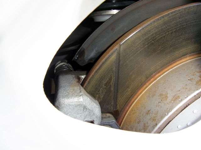 リアのブレーキローター