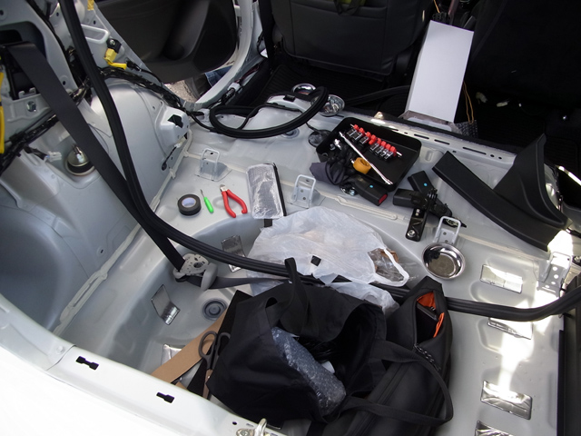 ドラレコ装着中