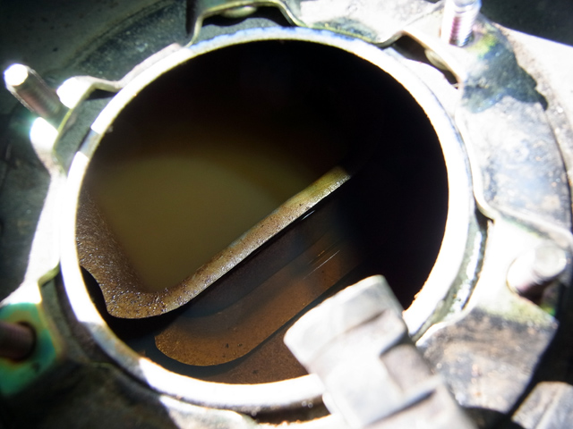 錆びた燃料タンク